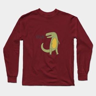 RAWR T-REX TYRANNOSAURUS REX CUTE DINOSAUR Long Sleeve T-Shirt